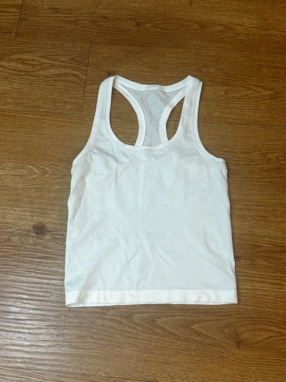lululemon athletica White Racerback Tank Top